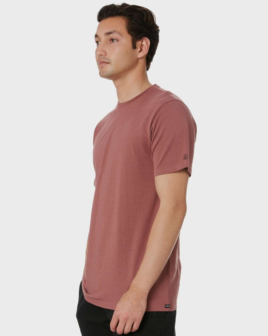 Mens * | Volcom Quality Guarantee Solid Mens Ss Tee