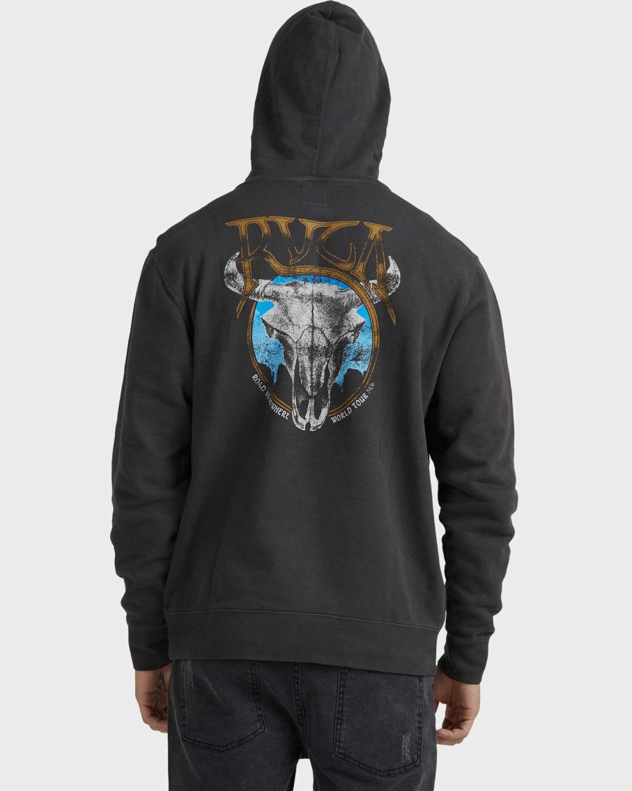 Mens * | Rvca Latest Fashion Death Valley Hoodie