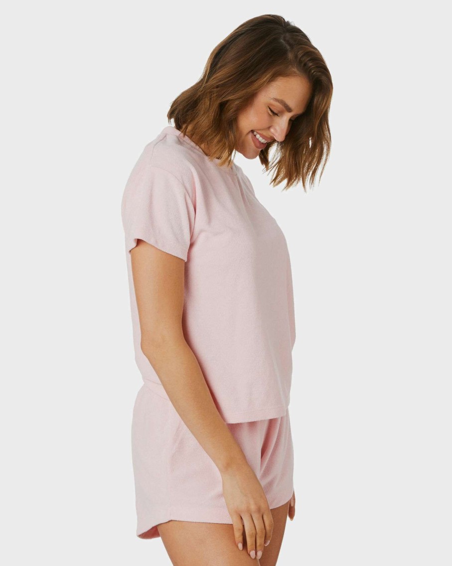 Womens * | Swell Top Selling Bayside Terry Tee