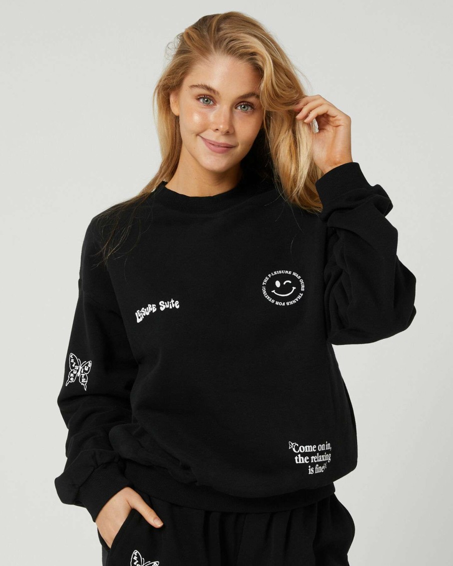 Womens * | Leisure Suite Online Sales Placement Sweatshirt