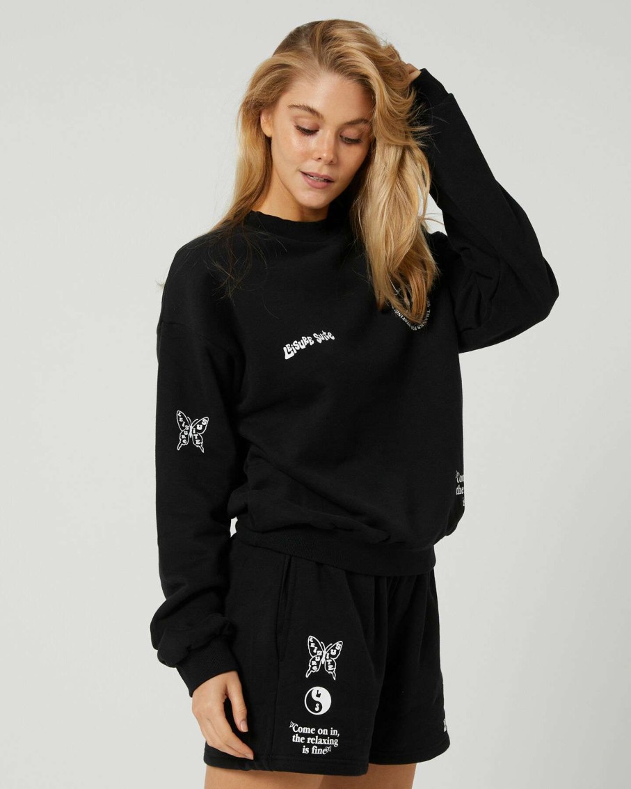 Womens * | Leisure Suite Online Sales Placement Sweatshirt