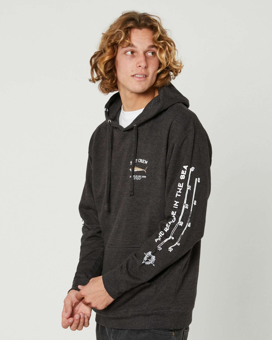 Mens * | Salty Crew Gift Selection Bruce Mens Hooded Fleece