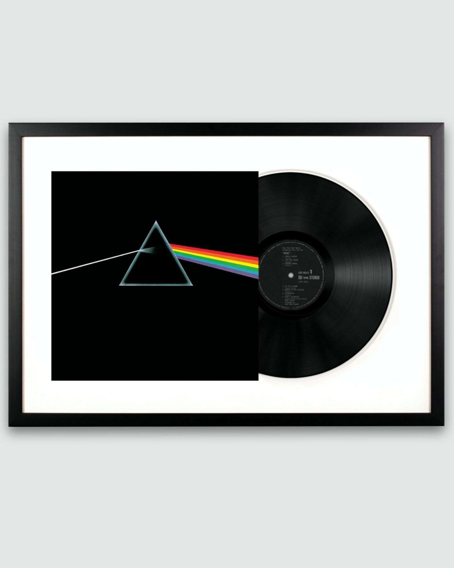 Mens * | Sony Music Special Offers Framed Pink Floyd The Dark Side Of The Moon Vinyl Album Art