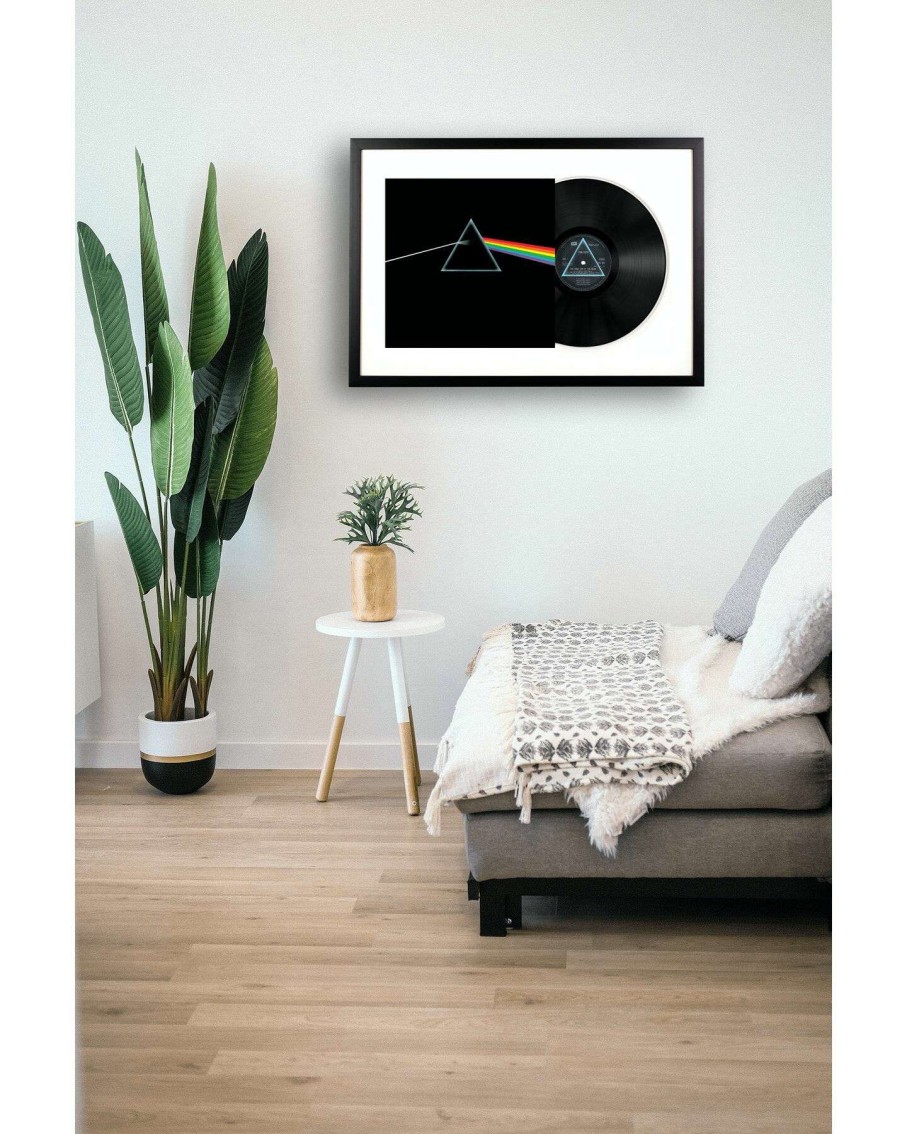 Mens * | Sony Music Special Offers Framed Pink Floyd The Dark Side Of The Moon Vinyl Album Art