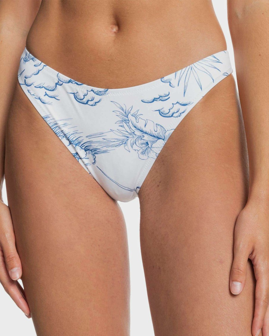 Womens * | Quiksilver Hot Sell Womens Classic Recycled High Leg Bikini Bottom