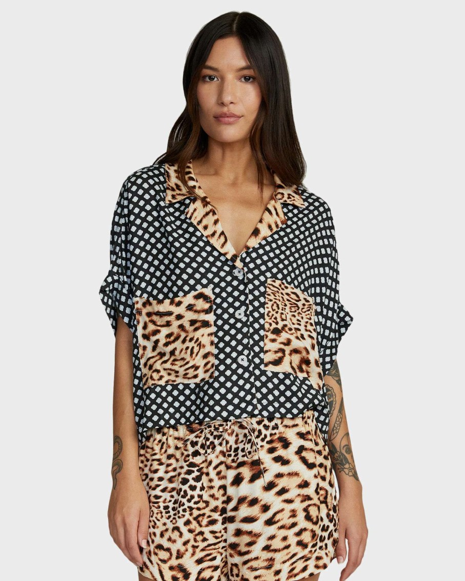 Womens * | Rvca Popular Speakeasy Top